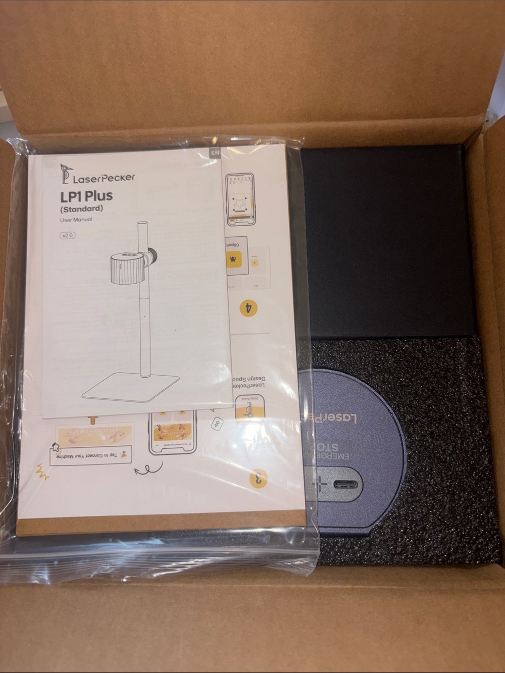 LP1 Plus Portable Laser Engraver - Gray
